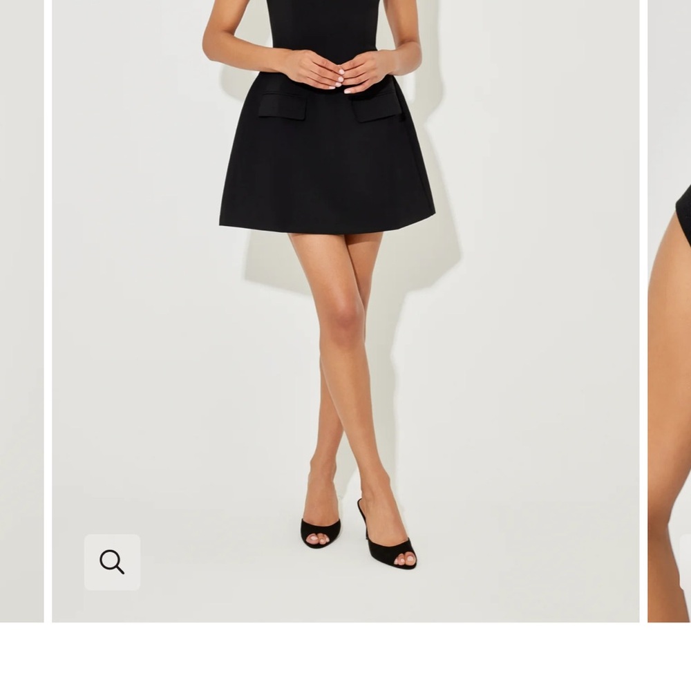 Odd Muse Black Sleeveless Mini Dress- Ultimate Muse Cap Sleeve Mini Dress - Picture 2 of 9